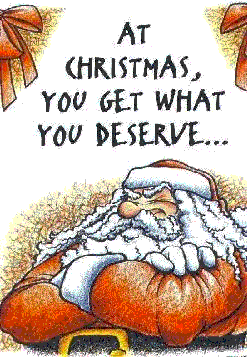 Santa Salutes You - Naughty Person!